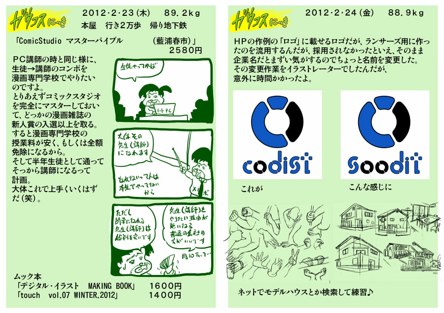 ComicStudioマスターバイブル　デジタル・イラストMAKINGBOOK　touch vol.07 WINTER.2012　ロゴ